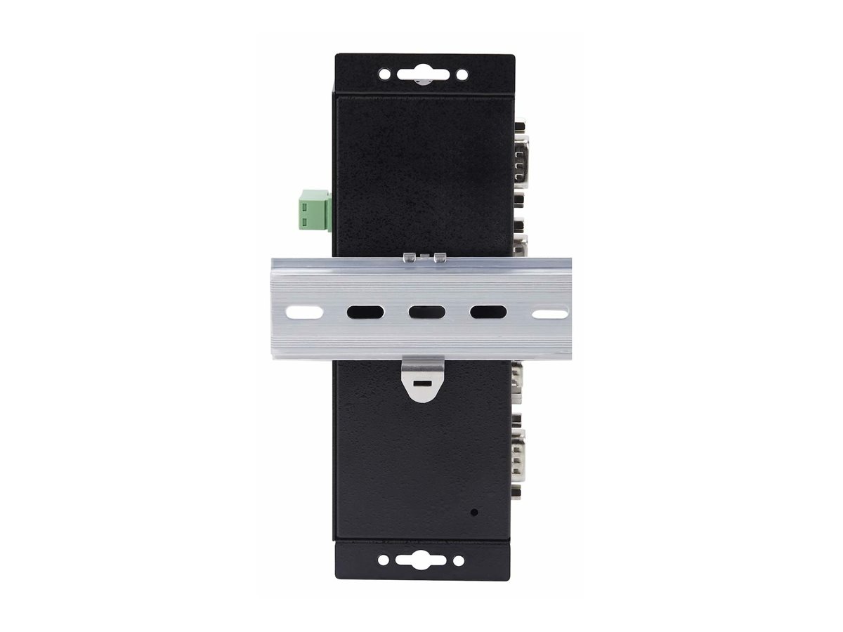 STARTECH.COM 4-Port Seriell auf Ethernet Adapter Serial TCP IP Server Wand/DIN Montage RS232 Ethernet Adapter/Konverter