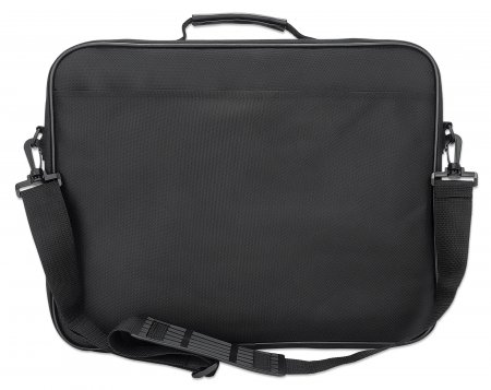 MANHATTAN Cambridge Clamshell Notebooktasche 39,6cm 15,6Zoll Staufächer an Front und Rückseite und Innen Schultergurt Tragegriff
