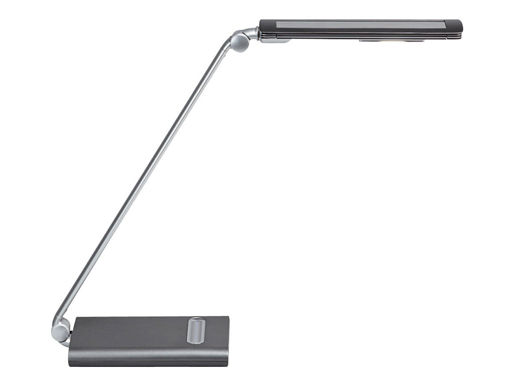 MAUL MAULpure LED Schreibtischlampe silber 6 W