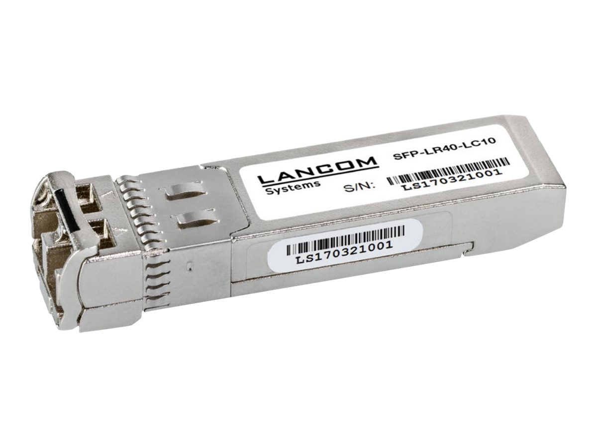 LANCOM SFP-LR40-LC10 10GBASE-LR/LW-SFP-Modul 9 µm LANCOM SFP-LR40-LC10 10GBASE-LR/LW-SFP-Modul 9 µm