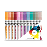 MOLOTOW Aqua Color Basic Set 2 Brush-Pens farbsortiert, 12 St. MOLOTOW Aqua Color Basic Set 2 Brush-Pens farbsortiert, 12 St.