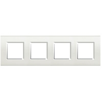 Bticino Rahmen Light LNA4802M4BI weiss 4x2-modulig Bticino Rahmen Light LNA4802M4BI weiss 4x2-modulig