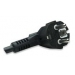 INTELLINET 48,3cm 19Z Steckdosenleiste 8-fach SCHUKO Steckdosen  Netzschalter Schwarz 3 m Stromkabel 16A 250V AC 3,5 kW IEC 60884