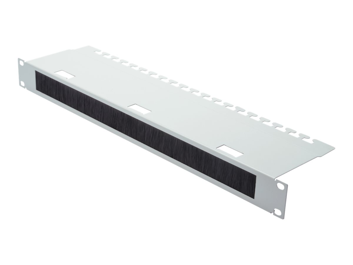 DIGITUS 1HE Kabelrangierpanel, Bürstenleiste, Grau DIGITUS 1HE Kabelrangierpanel, Bürstenleiste, Grau