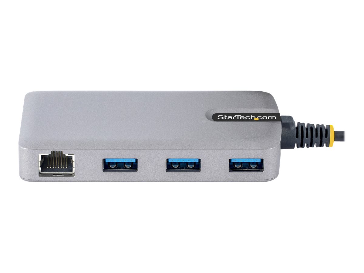STARTECH.COM 3 Port USB C Hub mit Ethernet - 3x USB-A 5Gbit/s Anschlüsse - Gigabit LAN - USB C auf USB Verteiler - USB C Hub Adapt STARTECH.COM 3 Port USB C Hub mit Ethernet - 3x USB-A 5Gbit/s Anschlüsse - Gigabit LAN - USB C auf USB Verteiler - USB C Hub Adapt