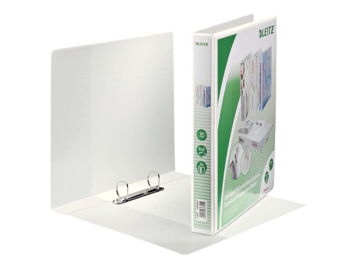 6 LEITZ Praesentationsringbuecher 2-Ringe weiss 4,4 cm DIN A4 6 LEITZ Praesentationsringbuecher 2-Ringe weiss 4,4 cm DIN A4