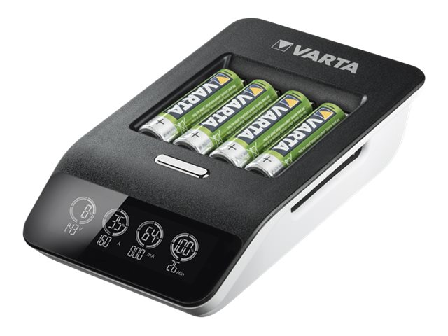 VARTA LCD ULTRA FAST CHARGER+ Akku-Schnellladegeraet inkl. Akkus