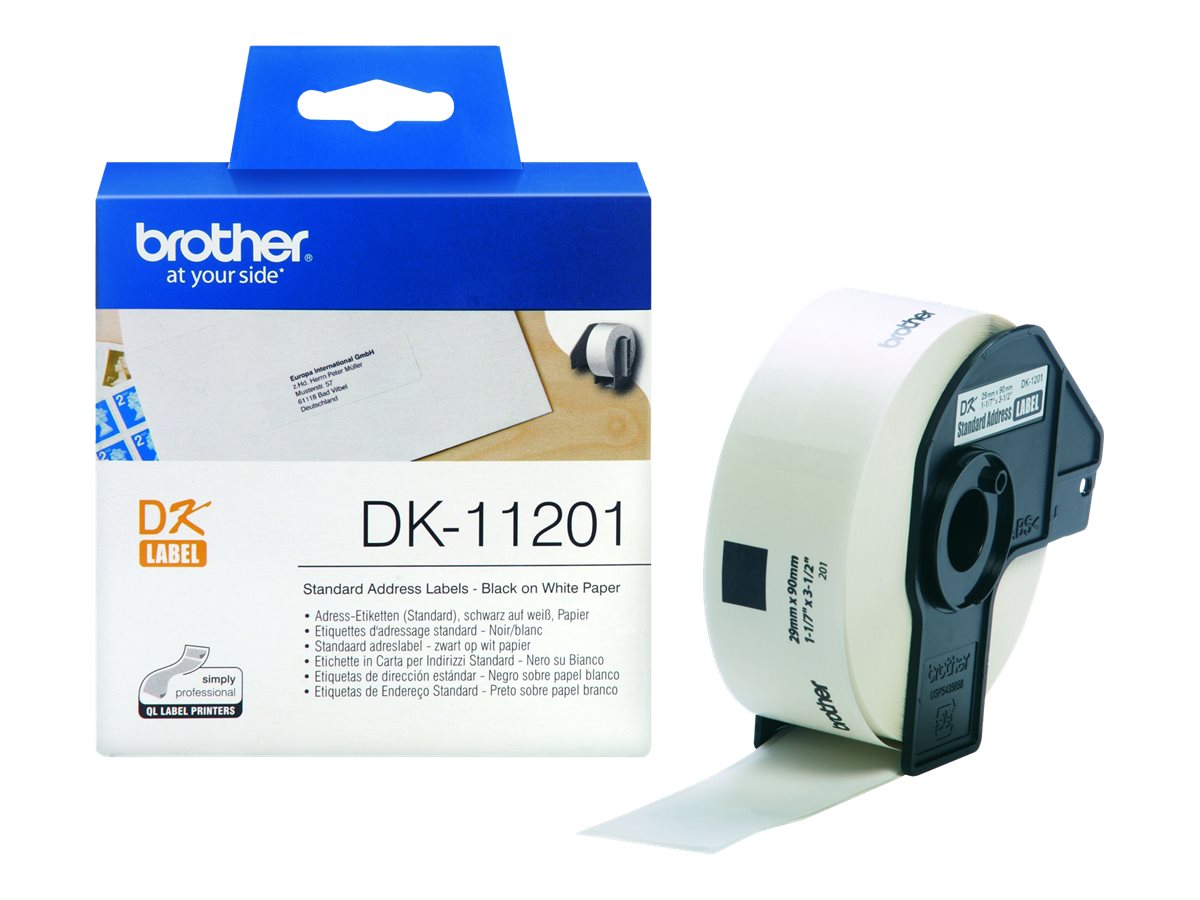 Brother DK-11201 Adress-Etiket. 29x90 Papier