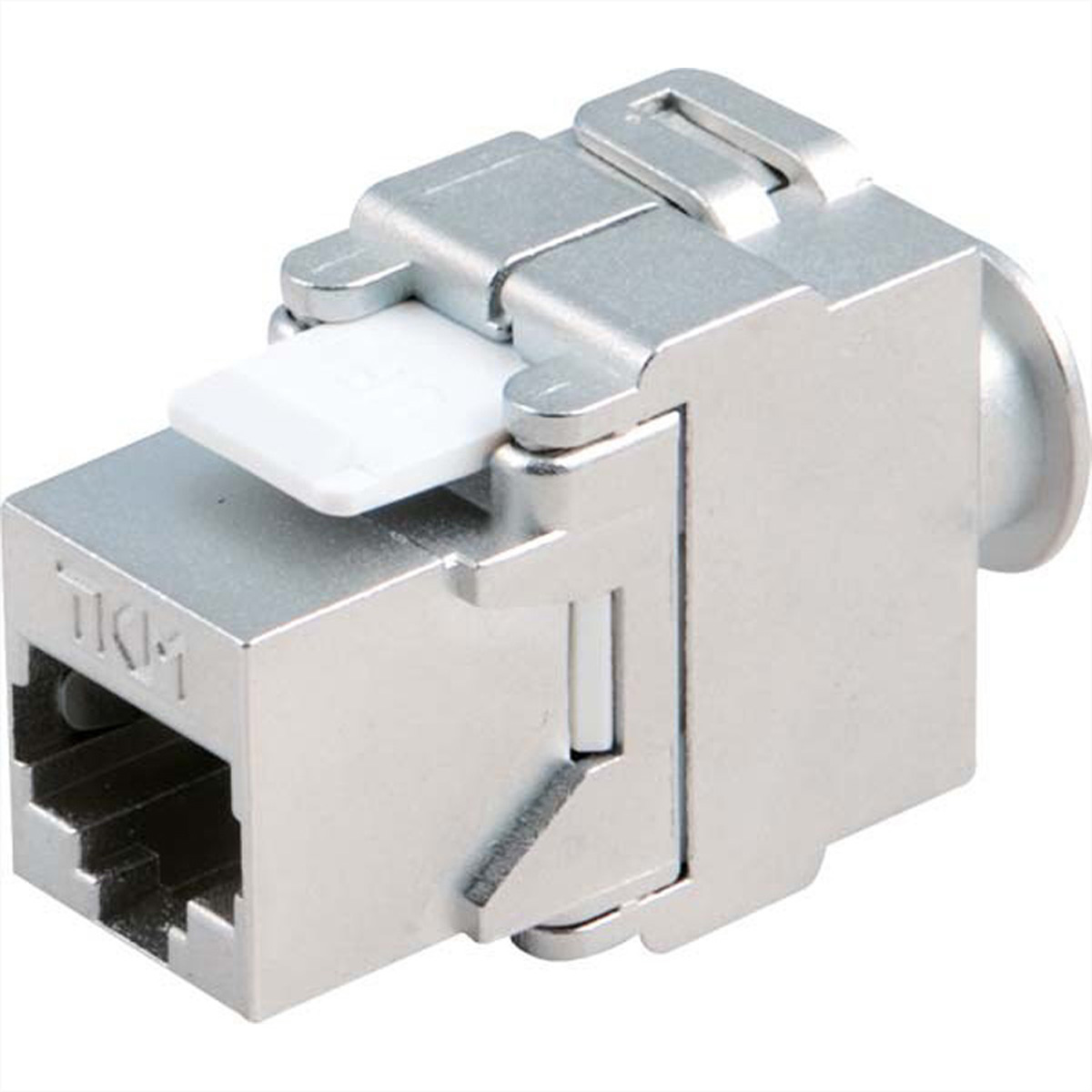 BACHMANN Keystone CAT6a STP Kupplung, RJ45LSAAnschlusstechnik 10GB, metallic