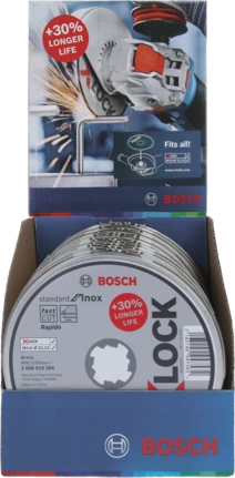 10 BOSCH Trennscheiben PRO Stainless Steel and Metal XLock