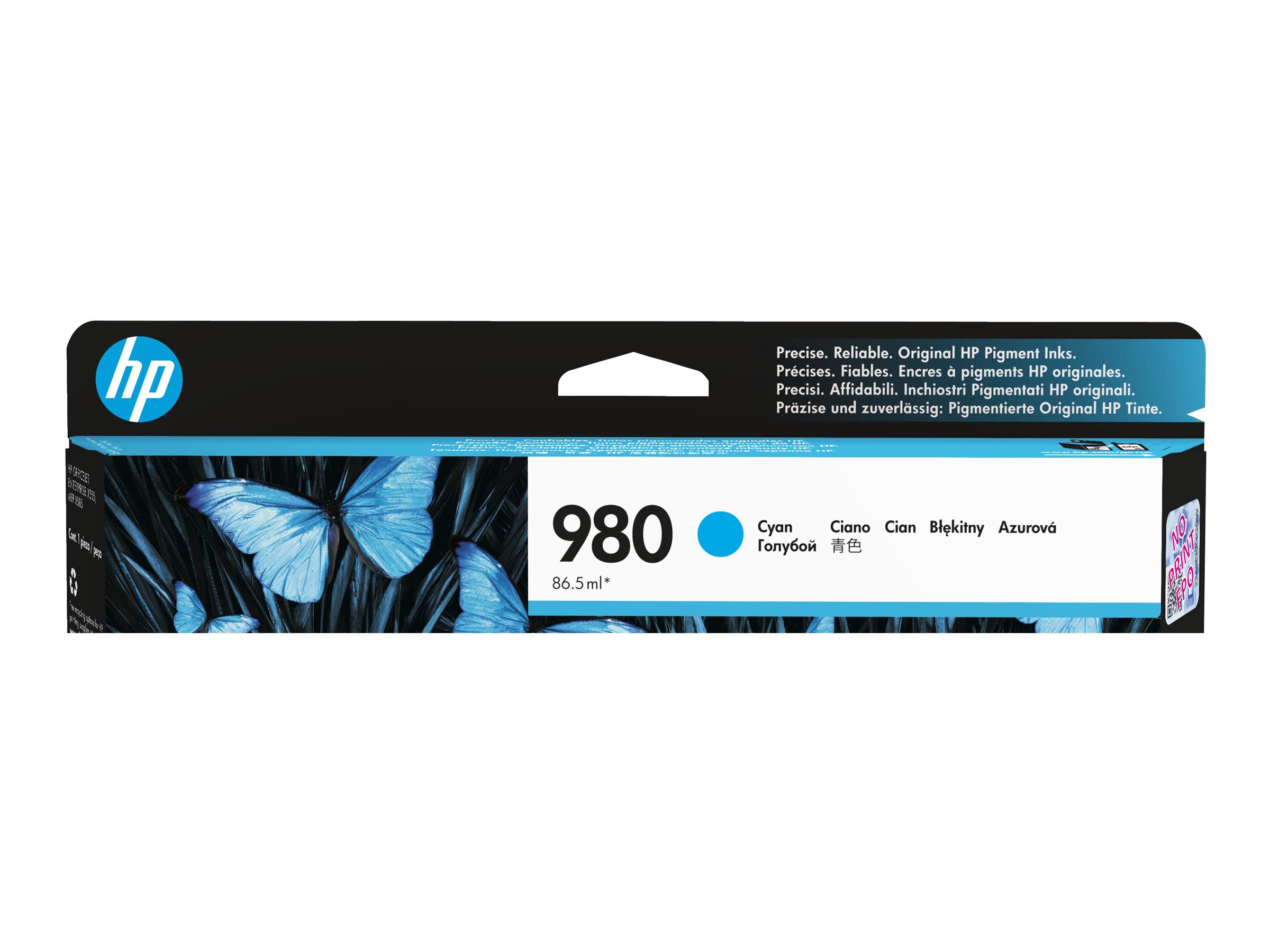 HP 980 (D8JO7A) cyan Druckerpatrone