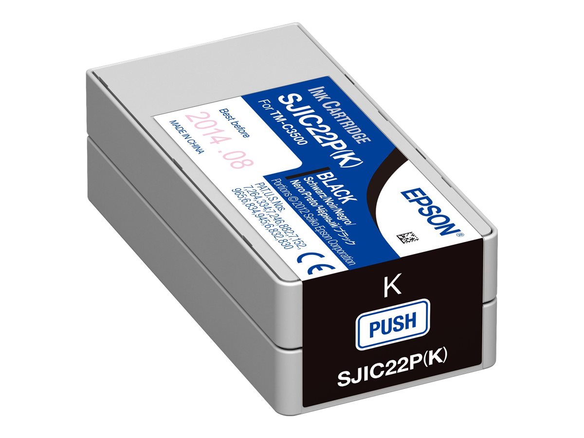 C33S020601 EPSON SJIC22PK TM Tinte black C33S020601 EPSON SJIC22PK TM Tinte black
