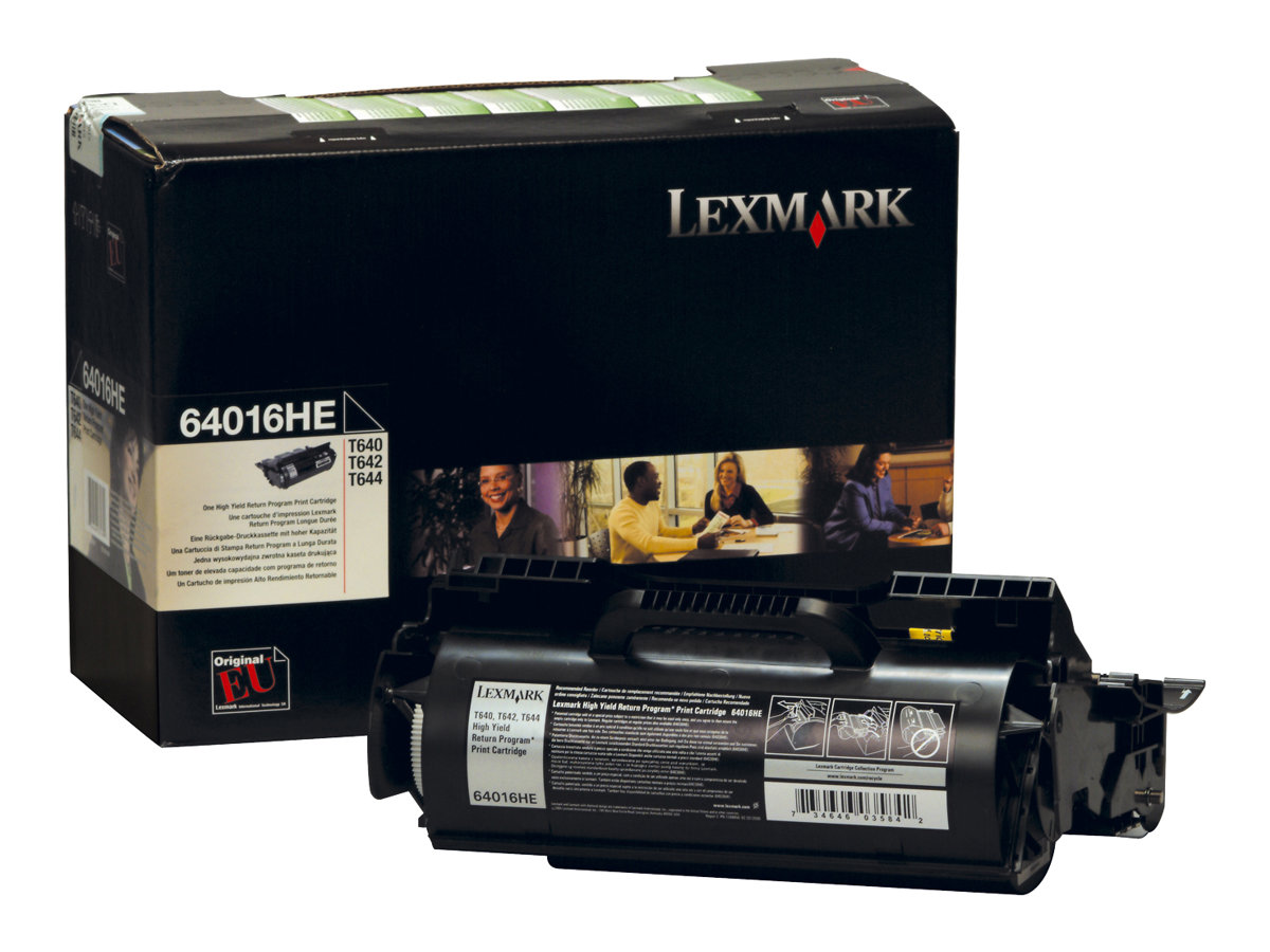 64016HE LEXMARK Optra T Cartridge black 64016HE LEXMARK Optra T Cartridge black