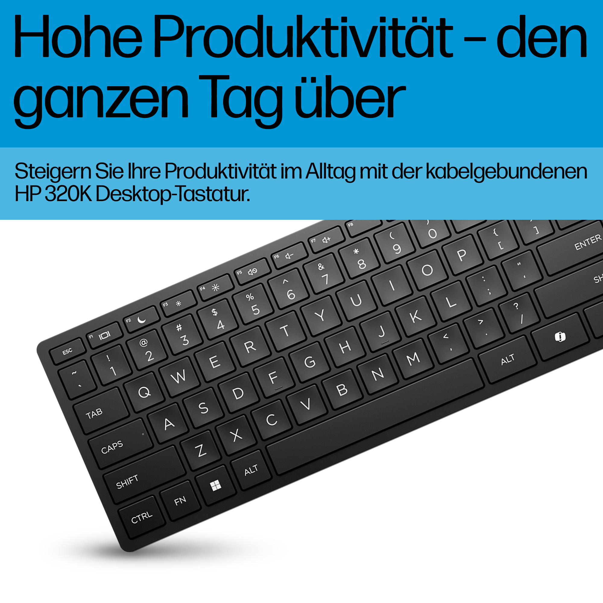 HP Desktop 320K USB Deutsch