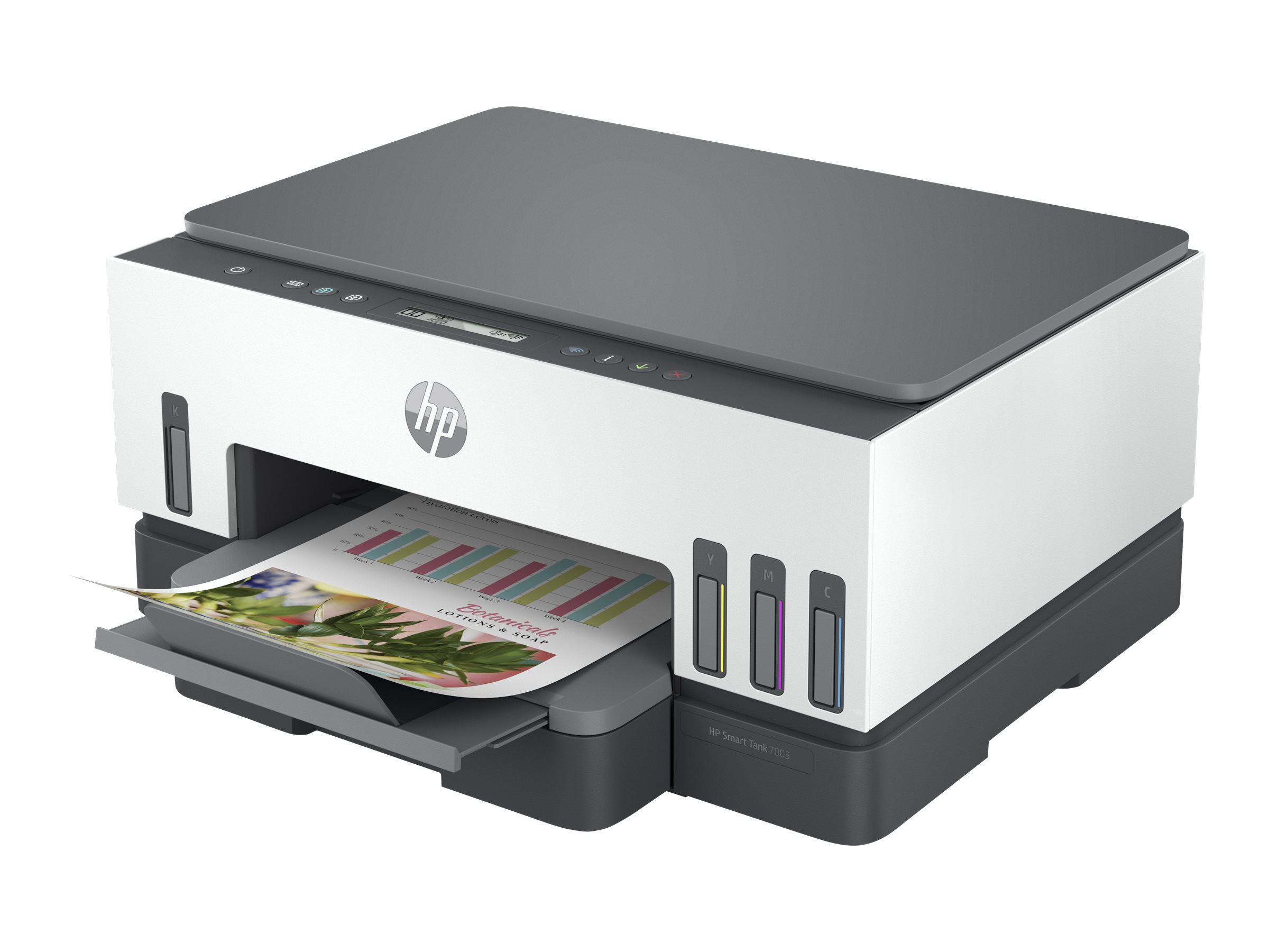 HP Smart Tank 7005 3 in 1 Tintenstrahl-Multifunktionsdrucker grau HP Smart Tank 7005 3 in 1 Tintenstrahl-Multifunktionsdrucker grau