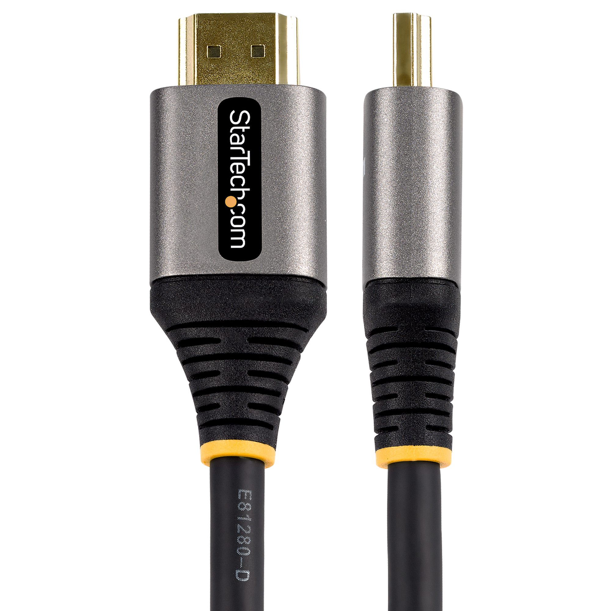 STARTECHCOM 20in 50cm HDMI 21 Cable Certified Ultra High Speed HDMI Cable 48Gbps 8K 60Hz HDR10 8K HDMI Cord TVMonitorDisplay