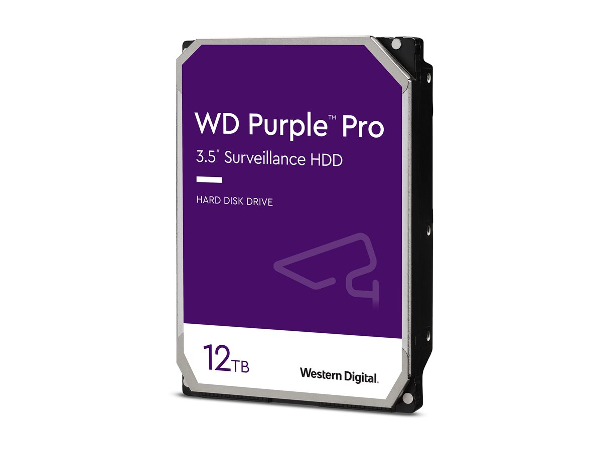 WD Purple Pro 12TB SATA 6Gb/s HDD 8,89cm 3,5Zoll internal 7200Rpm 256MB Cache 24x7 Bulk WD Purple Pro 12TB SATA 6Gb/s HDD 8,89cm 3,5Zoll internal 7200Rpm 256MB Cache 24x7 Bulk