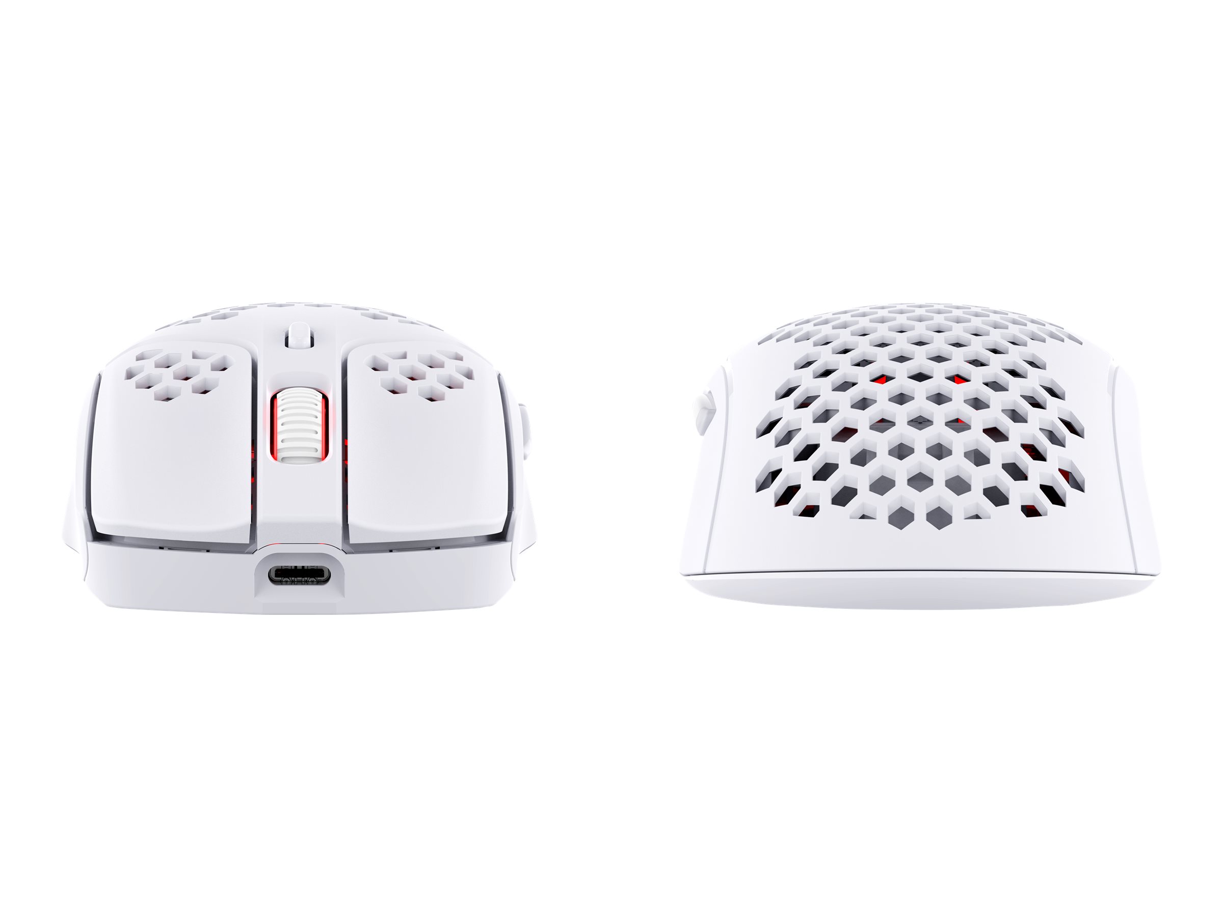 HP HyperX Pulsefire Haste wireless white gaming mouse