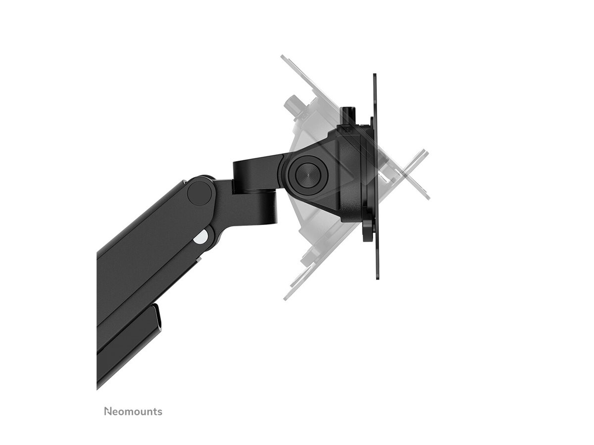 NEOMOUNTS Next Slim Desk Mount double display topfix clamp/grommet black