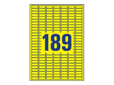 3.780 AVERY Zweckform Etiketten L6037-20 gelb