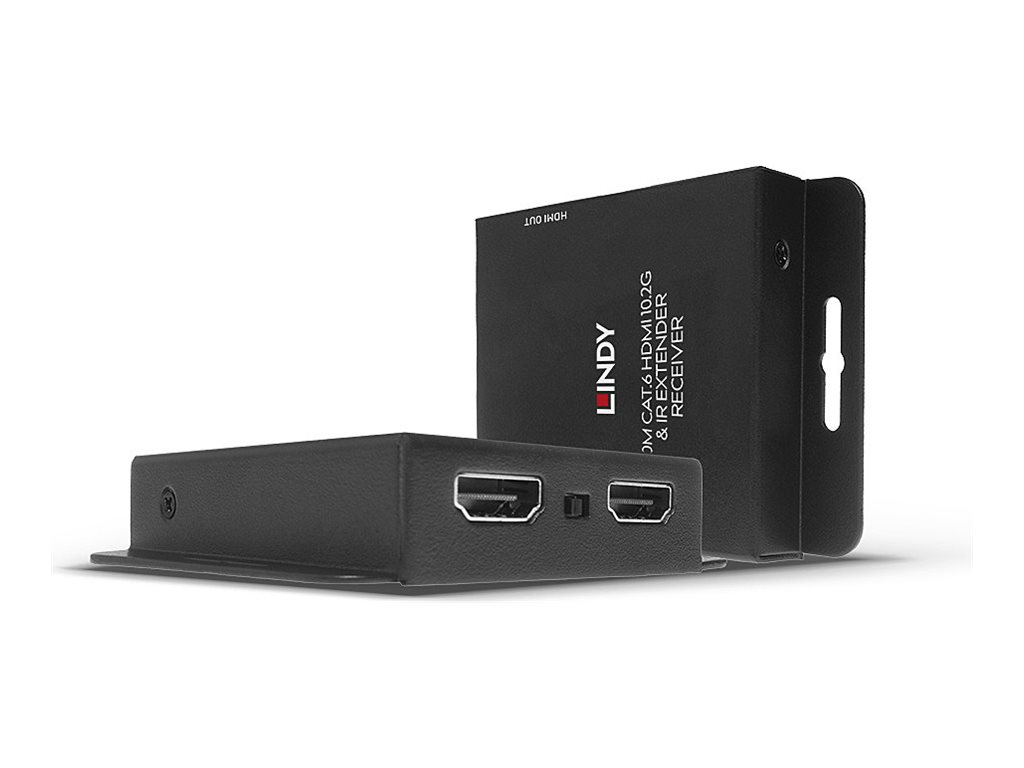 LINDY Überträgt HDMI-10.2G- IR-Signale auf Distanzen bis 70m über Cat.6-Kabel LINDY Überträgt HDMI-10.2G- IR-Signale auf Distanzen bis 70m über Cat.6-Kabel