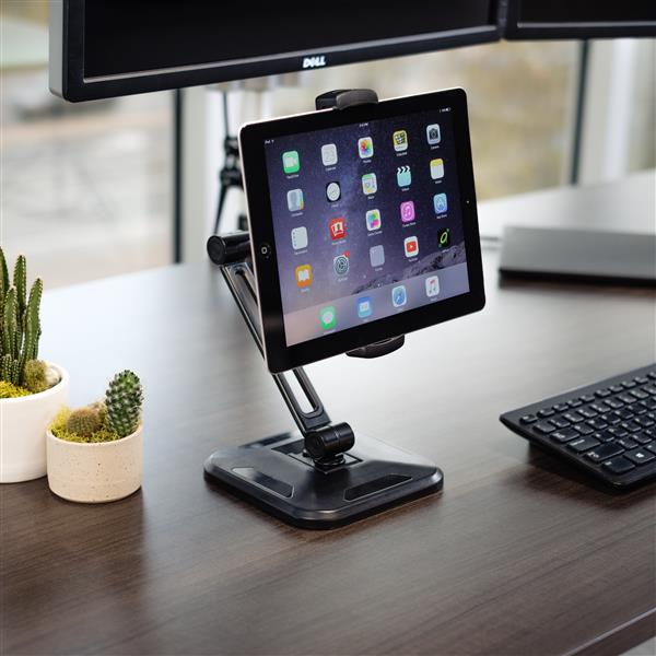 STARTECHCOM Tablet Stand Universal iPad Stand for 47in to 129in Tablets iPad Holder Wall Mount Tablet Holder