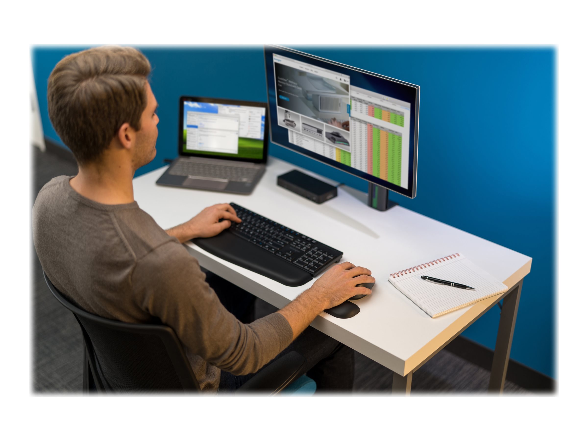 Kensington Tastatur-Handballenauflage ErgoSoft schwarz