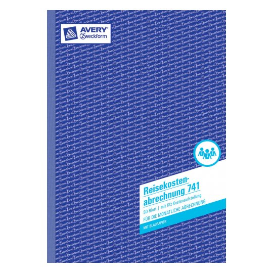 AVERY Zweckform Reisekostenabrechnung monatlich Formularbuch 741