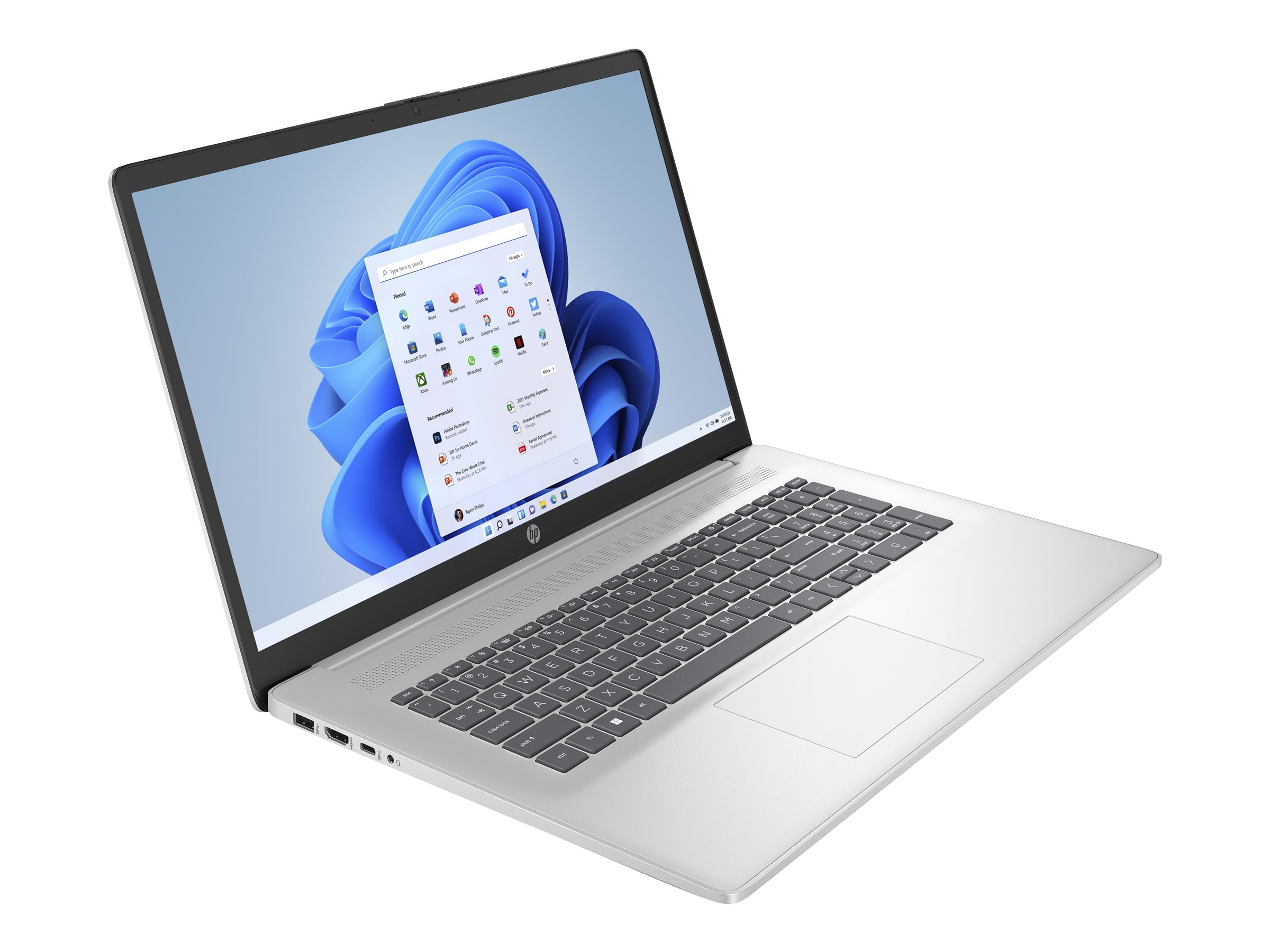 HP 17-cp3074ng Notebook 43,9 cm (17,3 Zoll), 16 GB RAM, 1 TB SSD, AMD Ryzen 7 7730U