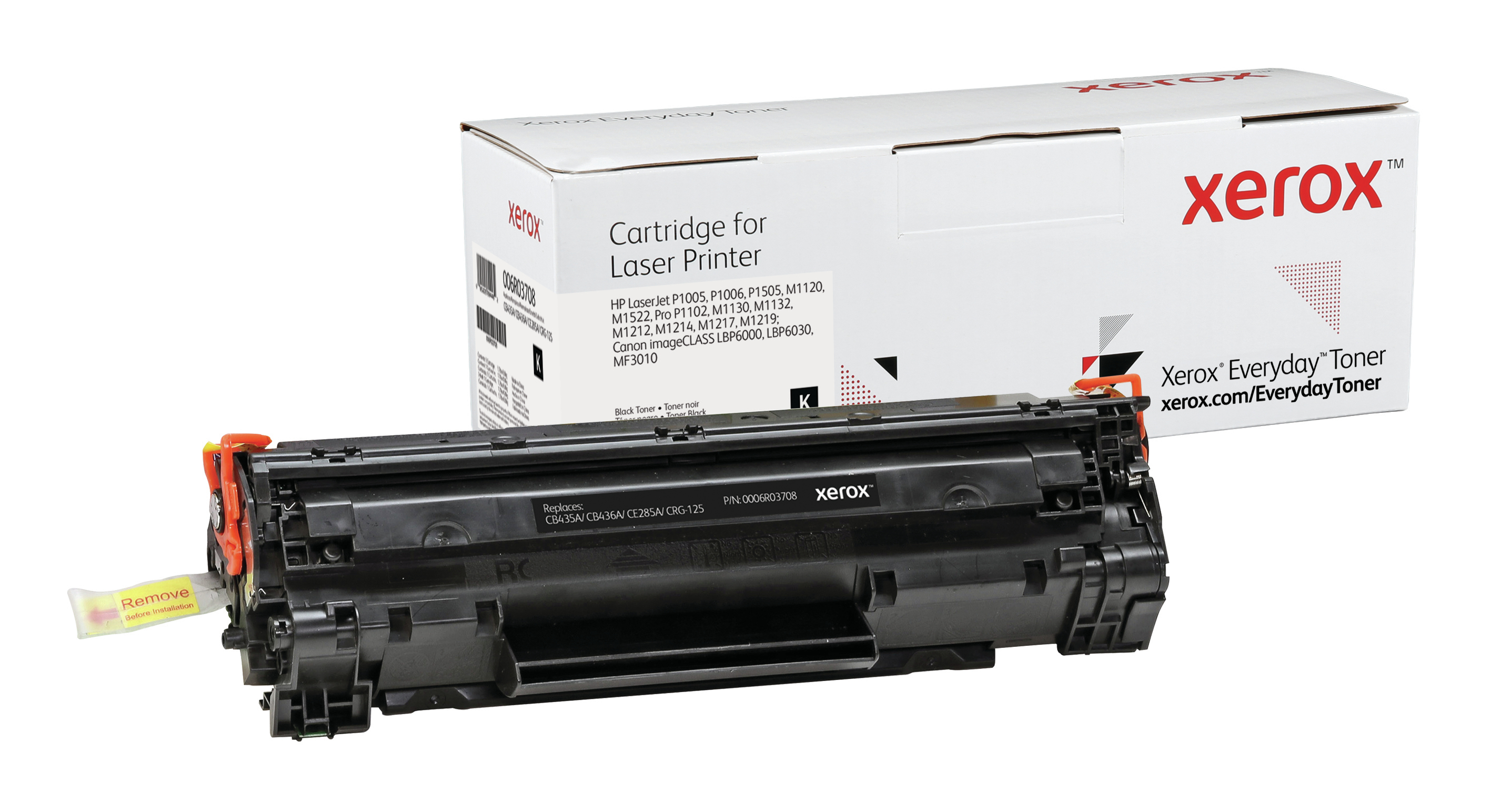 Xerox Everyday Toner kompatibel mit HP CB435A/CB436A/CE285A/CRG-125, schwarz
