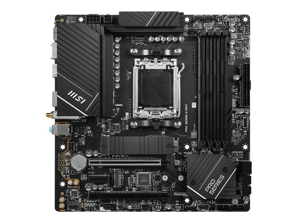MSI PRO B650M-A WIFI AM5 DDR5 MSI PRO B650M-A WIFI AM5 DDR5
