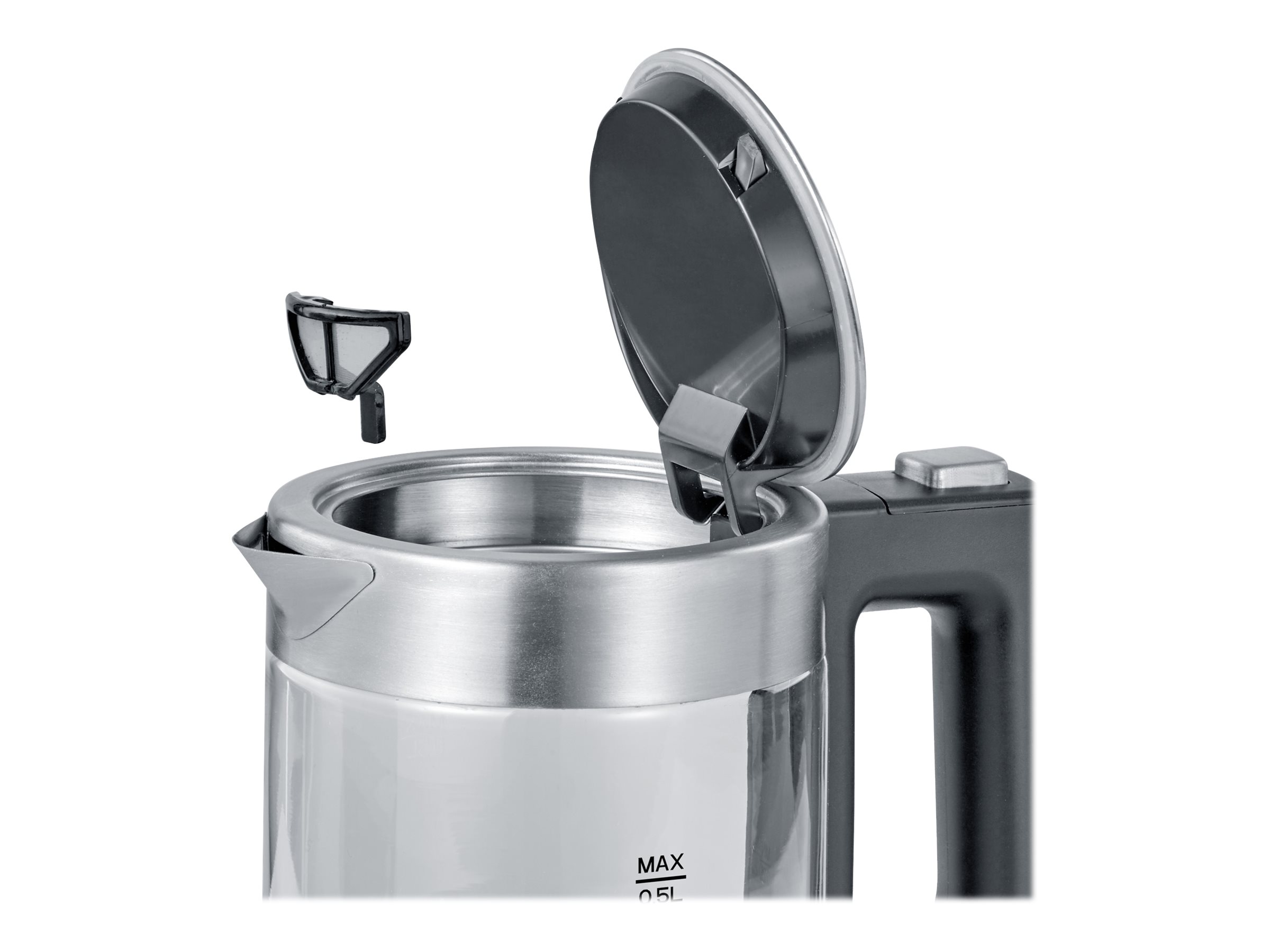 SEVERIN Wasserkocher WK 3472 transparent 0,5 l 1100 W