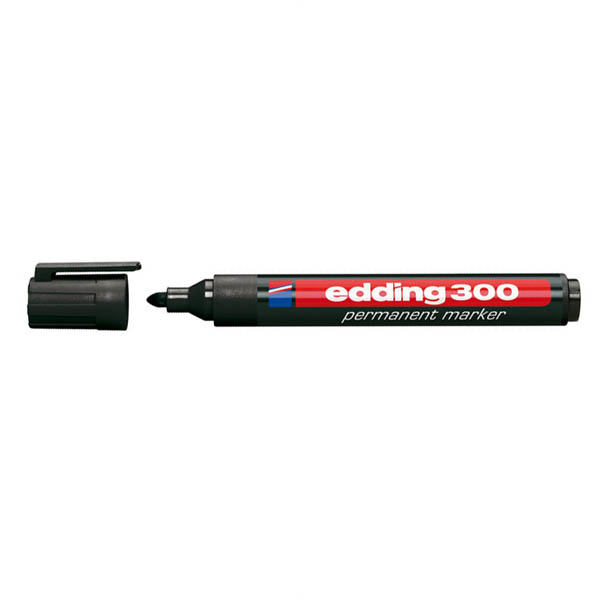 edding 300 Permanentmarker schwarz 1,5 - 3,0 mm, 10 St.