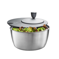 Gefu 28180 Salatschleuder ROTARE, Edelstahl