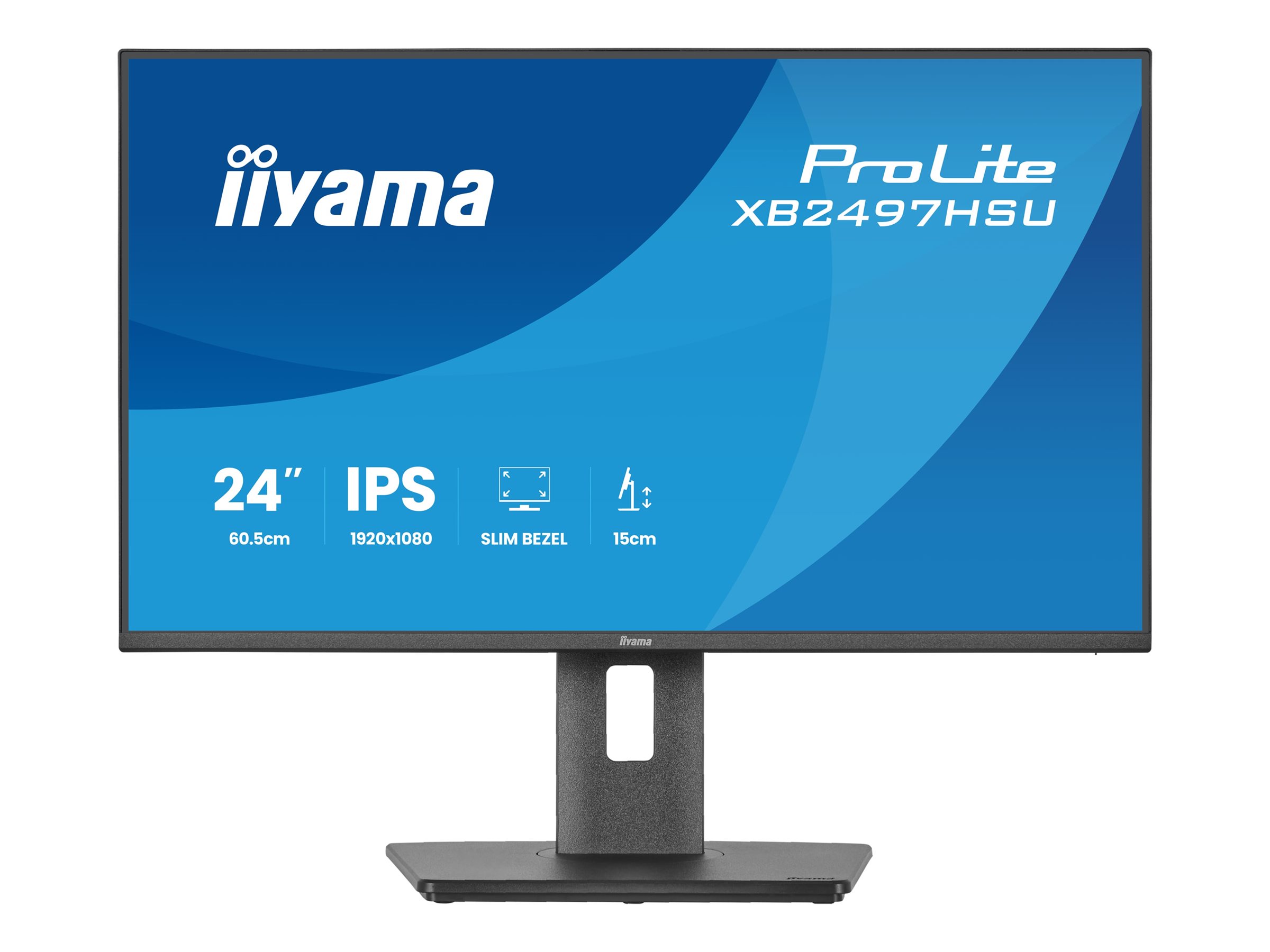 Iiyama ProLite XB2497HSU-B1 61 cm (24") 16:10 HDMI+DP+2xUSB-C