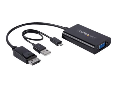 StarTech.com DisplayPort to VGA Adapter with Audio - 1920x1200 - DP to VGA Converter for Your VGA Monitor or Display (DP2VGAA) - DisplayPort/VGA-Adapter - 18.4 m