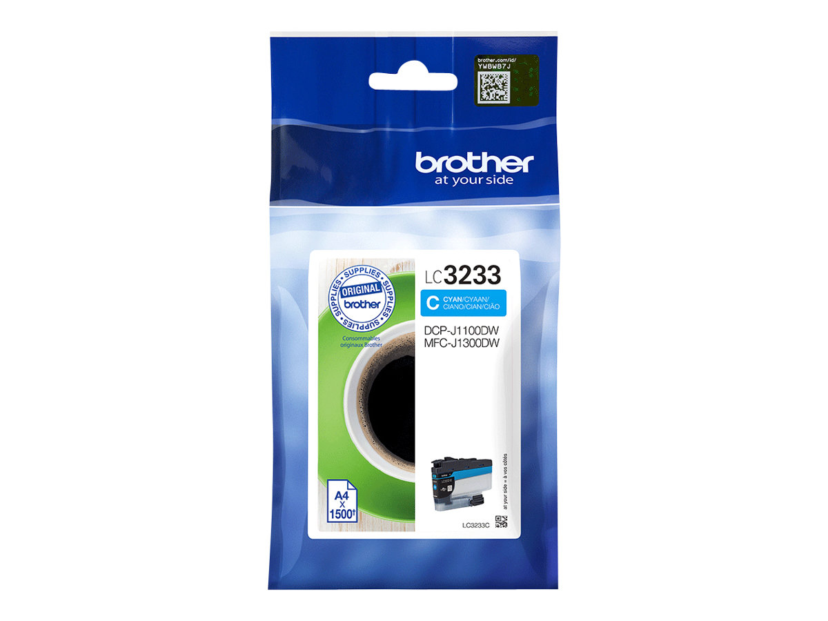 LC3233C BROTHER MFC Tinte cyan 1500 LC3233C BROTHER MFC Tinte cyan 1500
