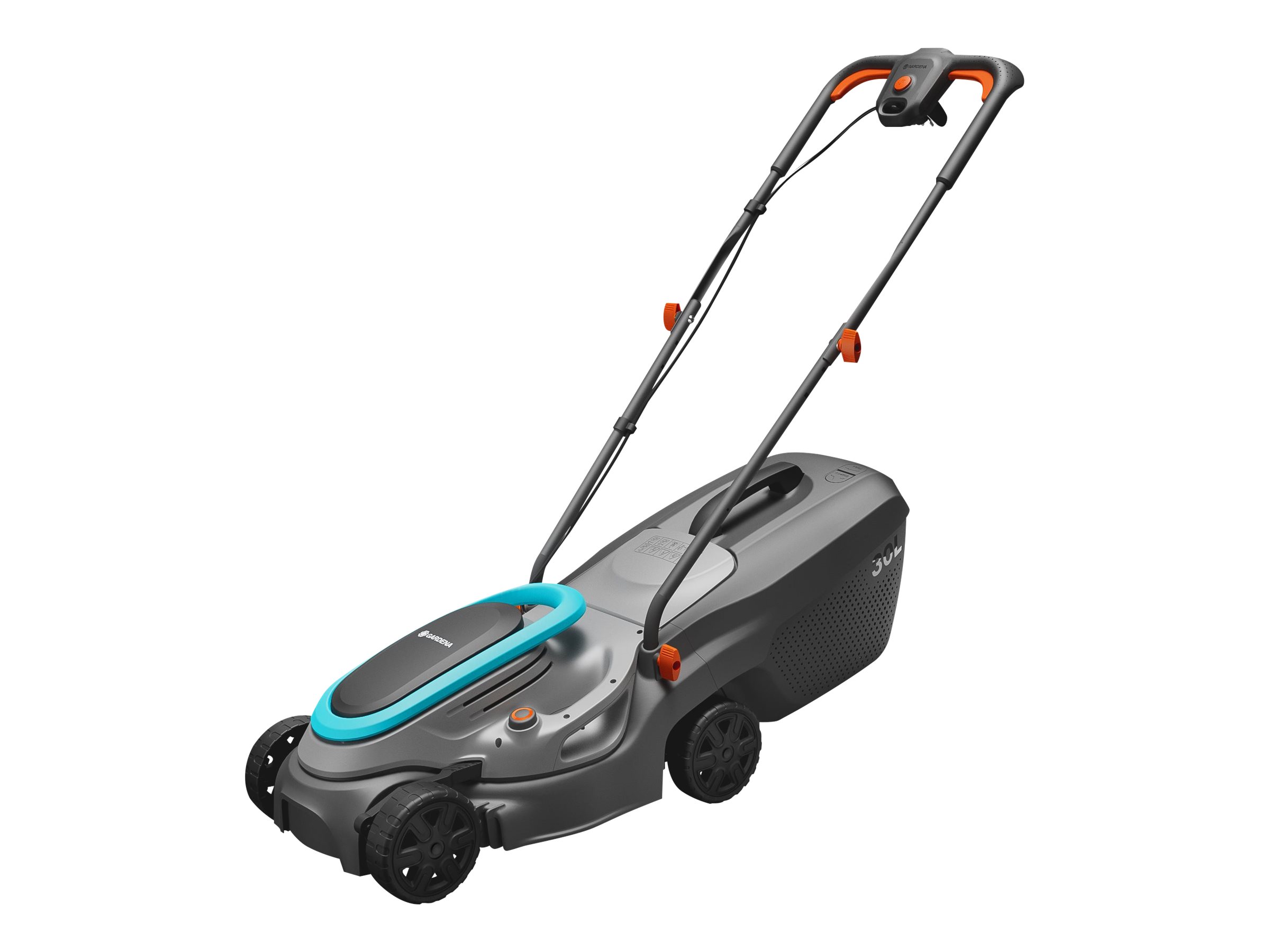 GARDENA PowerMax 120032 G2 ElektroRasenmaeher 1200 Watt fuer bis zu 300 m²