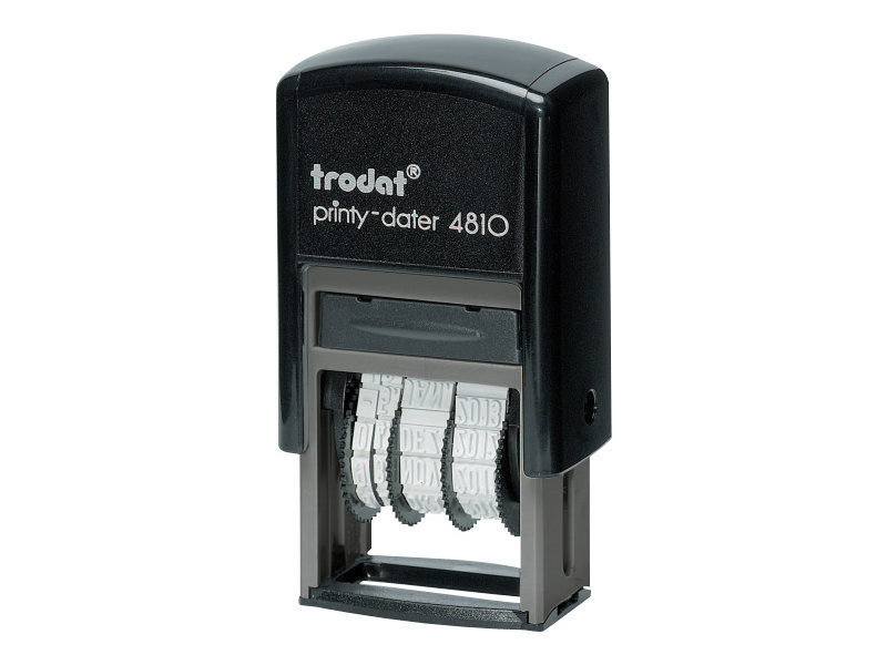 trodat Datumstempel printy-dater 4810 selbstfÃ¤rbend schwarz, 1 St.