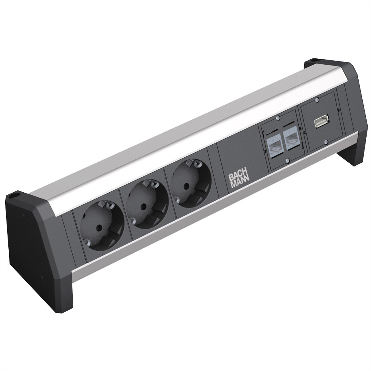 Bachmann DESK 1 3 x Steckdosen Strom, GST18 Bachmann DESK 1 3 x Steckdosen Strom, GST18
