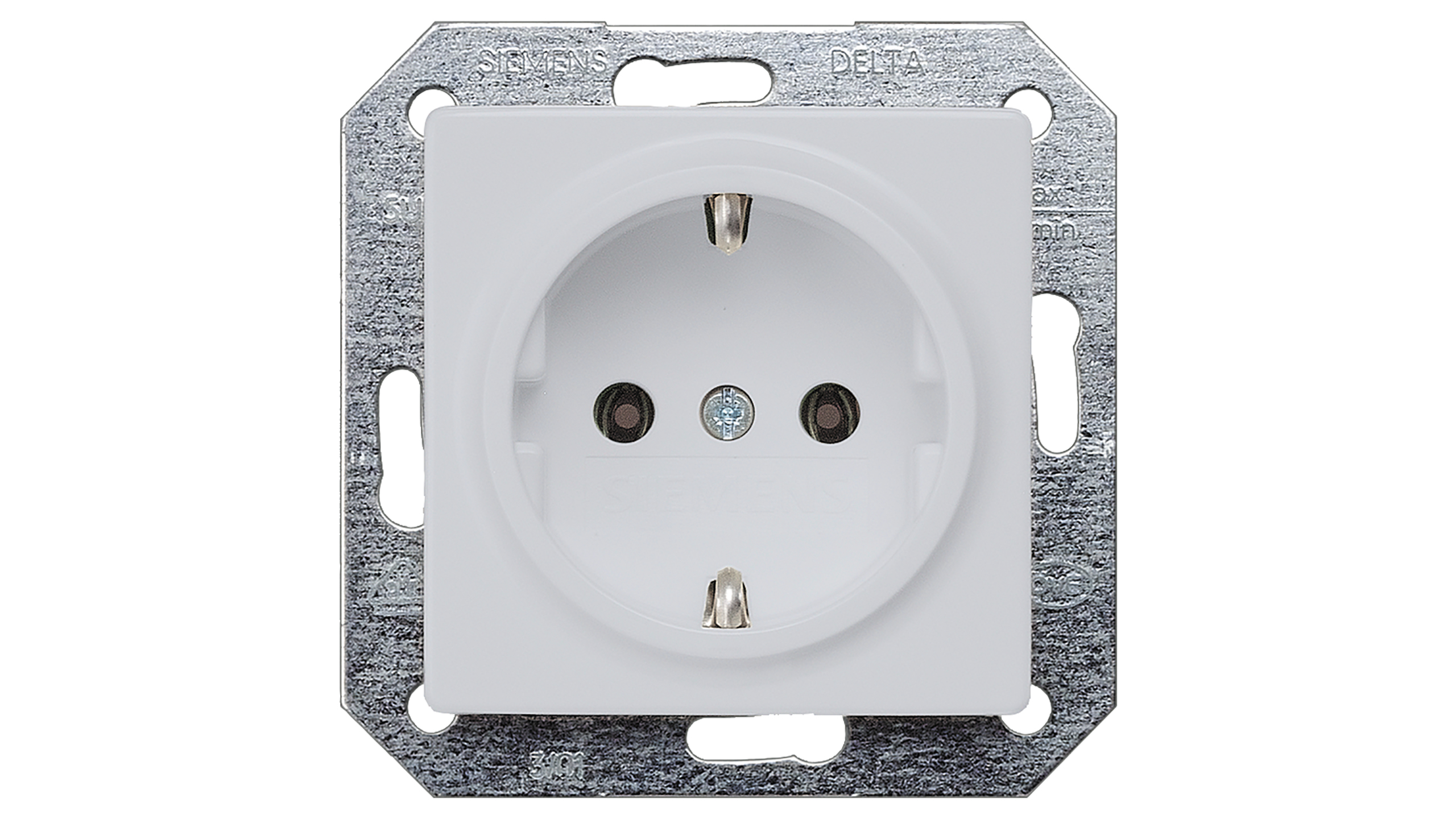 Siemens Steckdose SCHUKO 5UB1931 aluminium-metallic