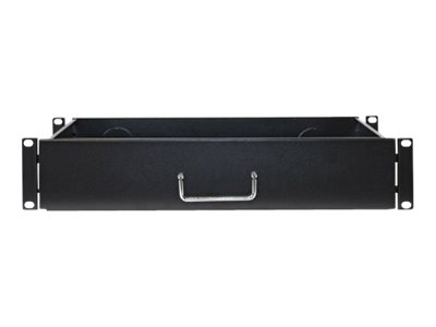INTELLINET 48,26cm 19Zoll Schublade schwarz 2 HE 350 mm Fachbodentiefe ausziehbar