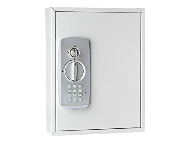 WEDO Schluesseltresor grau mit 21 Haken Elektronik- und Standardschloss WEDO Schluesseltresor grau mit 21 Haken Elektronik- und Standardschloss