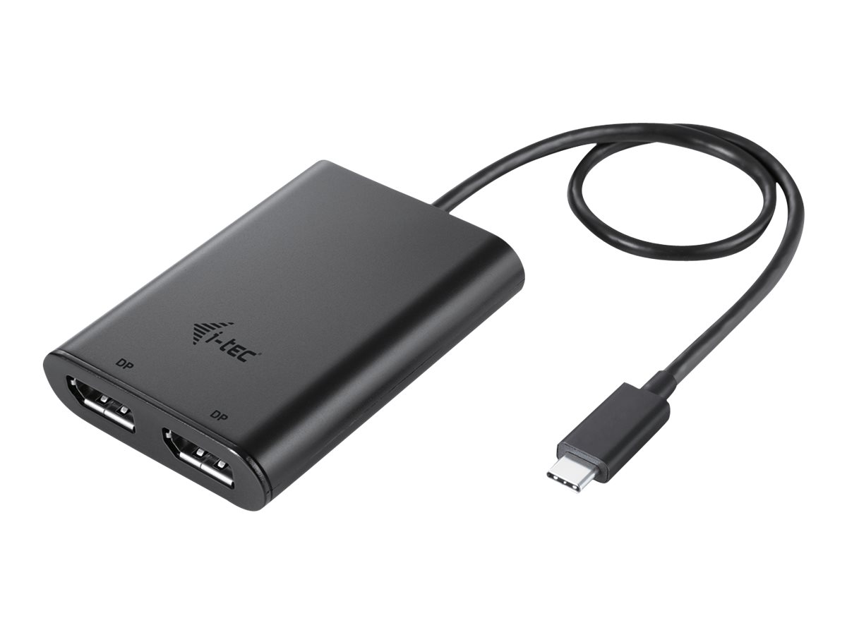 I-TEC USB C auf Dual DisplayPort VideoAdapter 2x DisplayPort 4K Ultra HD kompatibel mit Thunderbolt 3 I-TEC USB C auf Dual DisplayPort VideoAdapter 2x DisplayPort 4K Ultra HD kompatibel mit Thunderbolt 3