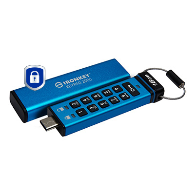 Kingston IronKey Keypad 200C 16GB AES-256 USB-C