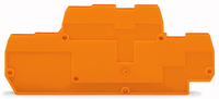 Wago Abschluss-/Zwischenplatte 2mm dick orange Wago Abschluss-/Zwischenplatte 2mm dick orange