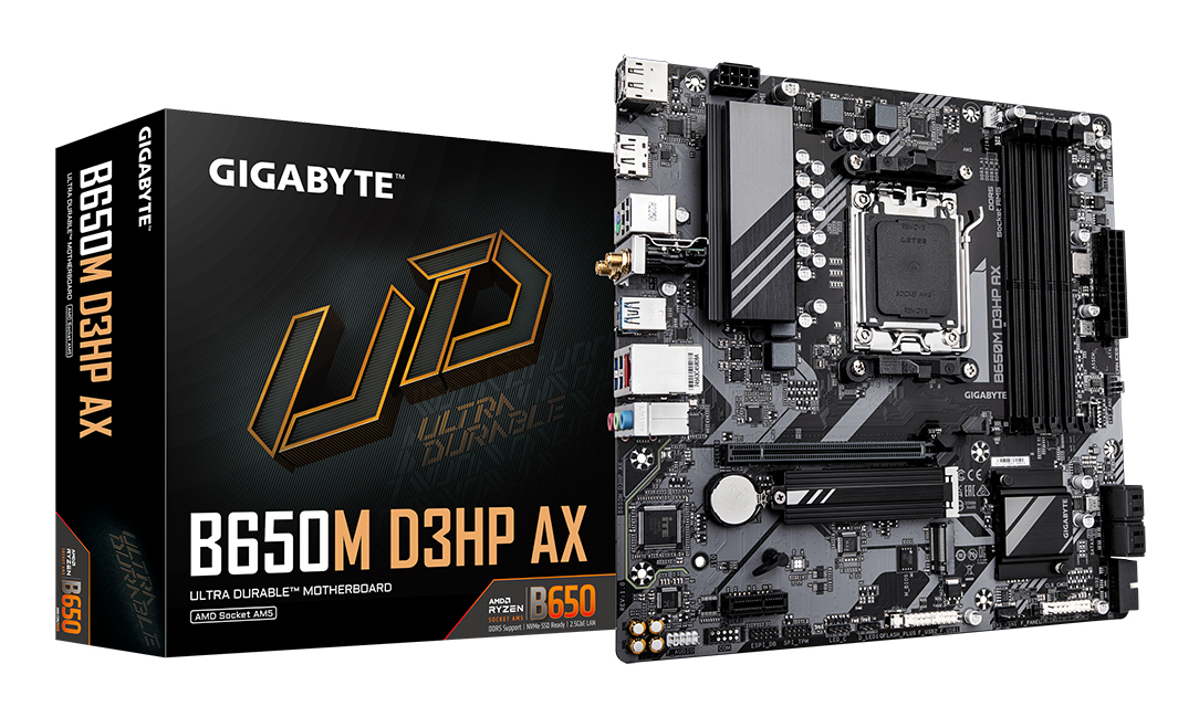 GIGABYTE B650M D3HP AX AM5 4xDDR5 4xSATA 2xM2