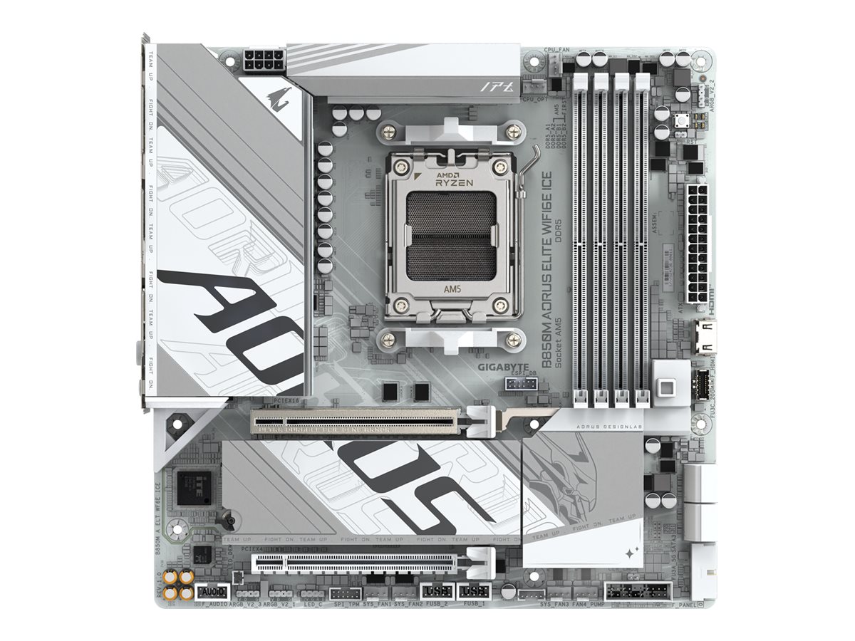 GIGABYTE B850M A ELT WF6E ICE AM5 MB 4xDDR5 4xSATA 2xM.2 GIGABYTE B850M A ELT WF6E ICE AM5 MB 4xDDR5 4xSATA 2xM.2