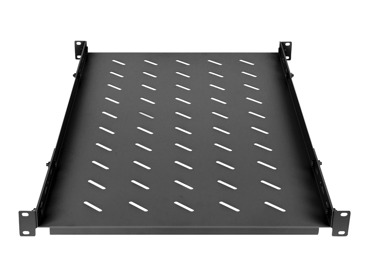 INTELLINET 48,26cm 19Zoll Fachboden verstellbare Schienen 750-950mm Fläche 750mm für Schrank 1000mm tief 1HE 20kg Traglast schwarz INTELLINET 48,26cm 19Zoll Fachboden verstellbare Schienen 750-950mm Fläche 750mm für Schrank 1000mm tief 1HE 20kg Traglast schwarz