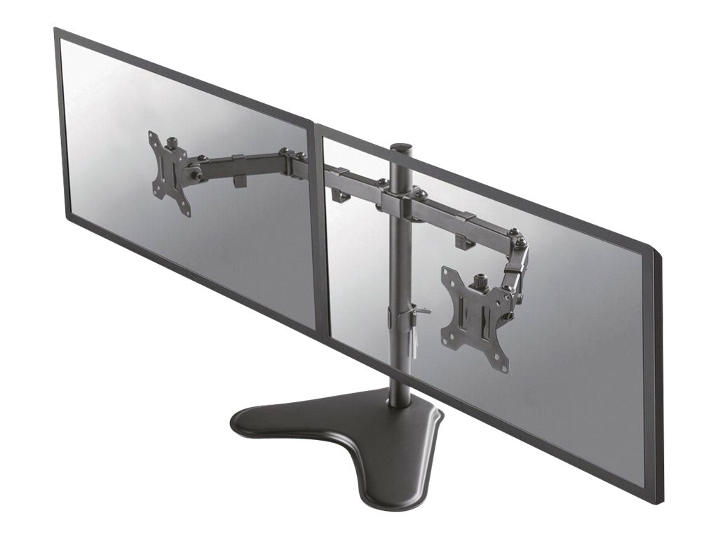 NEOMOUNTS D550DDBLACK Monitor Dual-Deskstand 25,4-81,28cm 10-32Zoll 2x8kg Volle Bewegung Neigen Schwenken Pivo Tischstaend NEOMOUNTS D550DDBLACK Monitor Dual-Deskstand 25,4-81,28cm 10-32Zoll 2x8kg Volle Bewegung Neigen Schwenken Pivo Tischstaend
